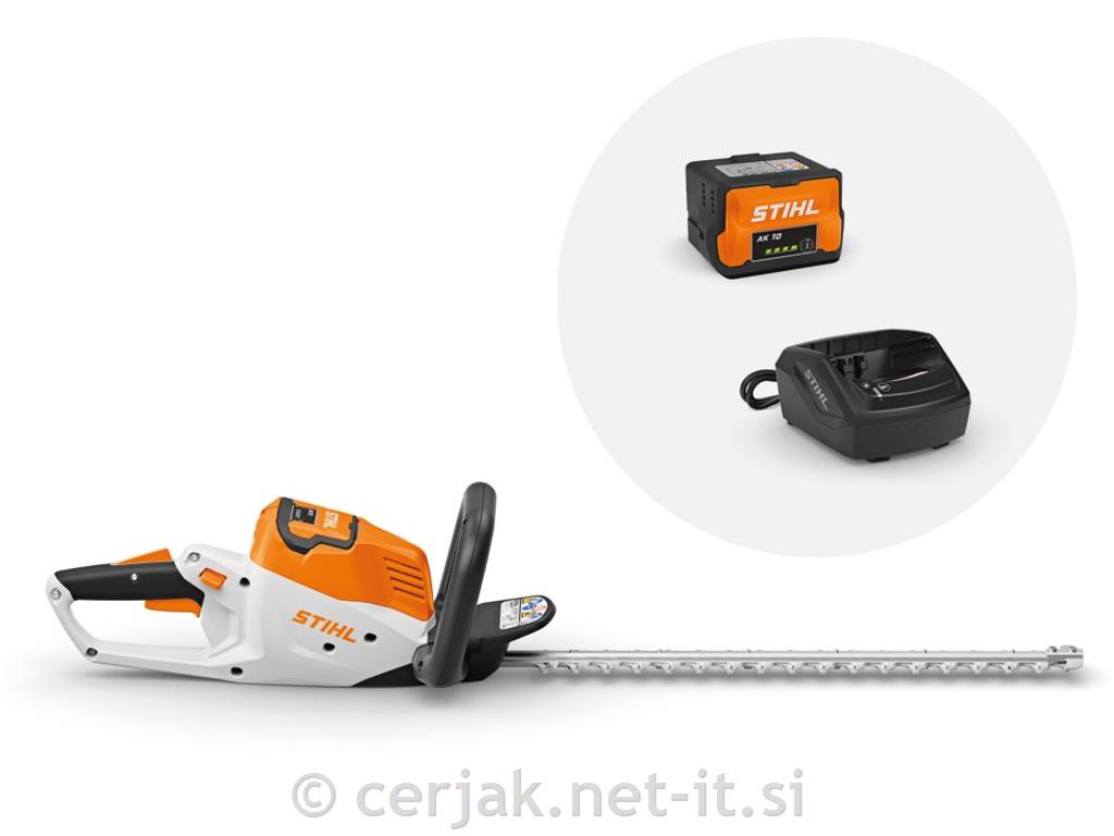 Akumulatorski rezalnik za živo mejo HSA 50 STIHL