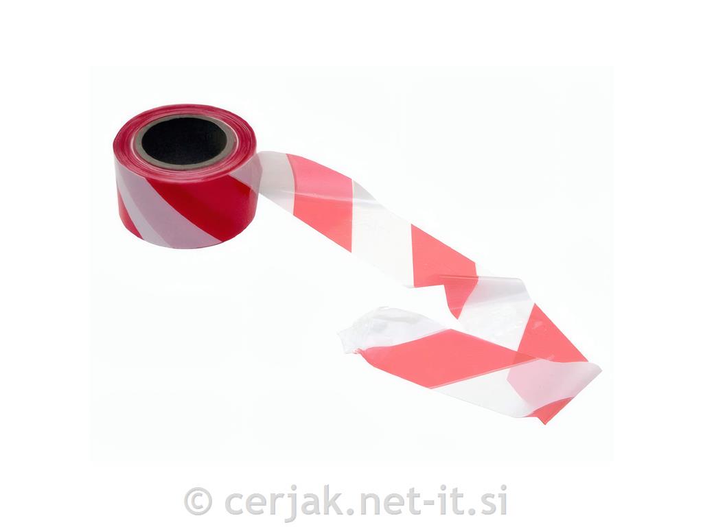 Rdeče-bel signalni trak 200m