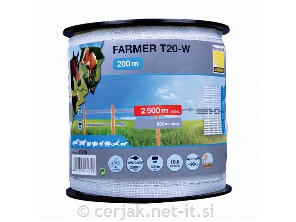 Trak Framer T 20-W, 200 m x 20 mm
