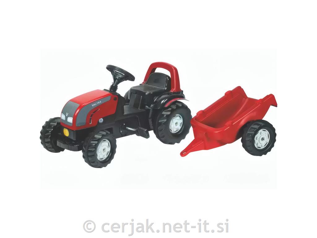 Traktor RollyKid Valtra s prikolico