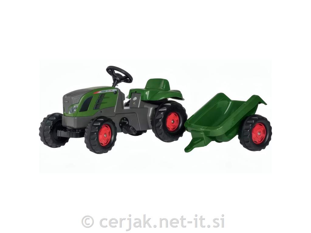 Traktor Fendt 516 Vario s prikolico