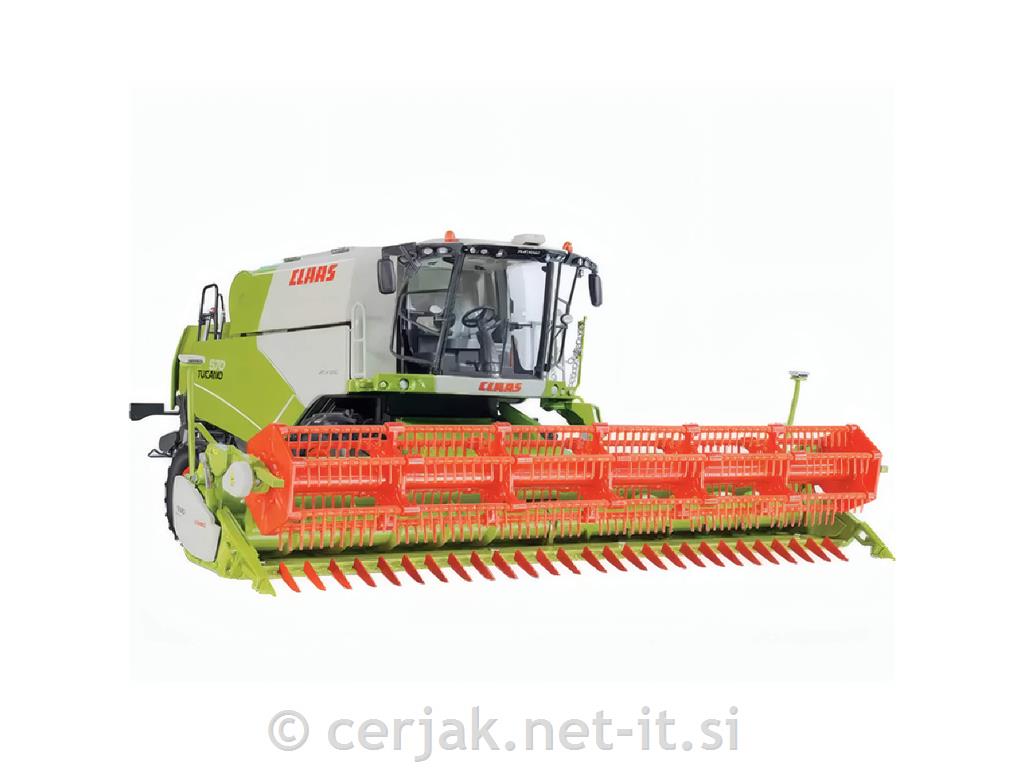 Kombajn Claas z rezalnikom