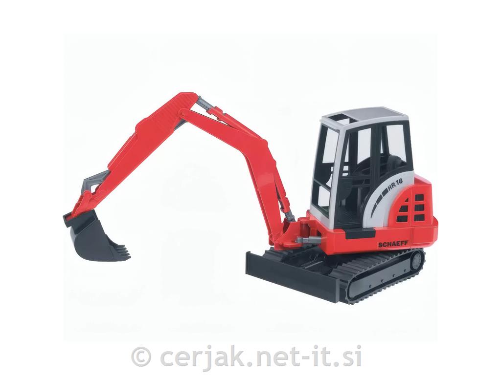 Mini bager z gumijasto verigo