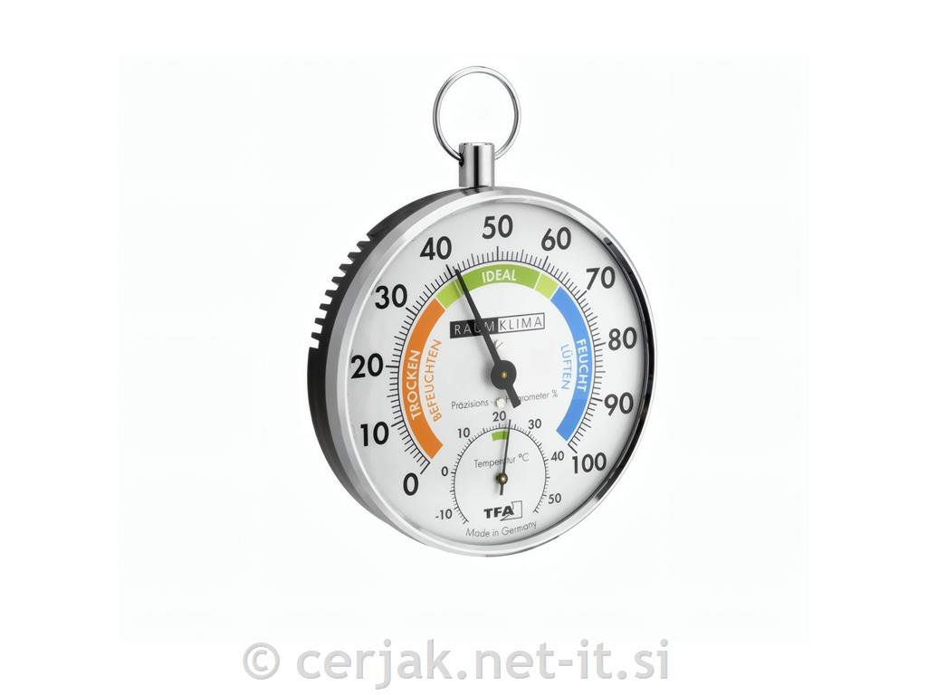 Termometer in vlagometer