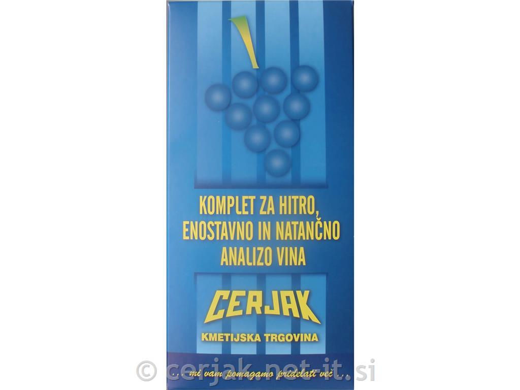 Komplet za analizo vina