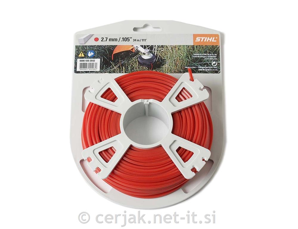 Nit kosilna kvadratna 2,7mm STIHL
