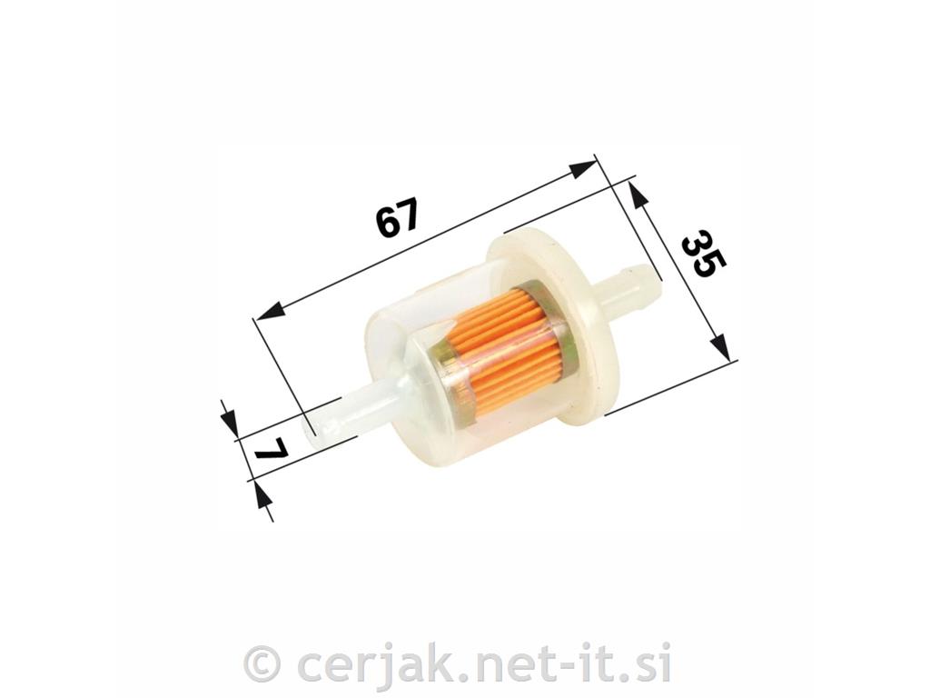 Filter goriva za cev d = 6 mm Tecumseh