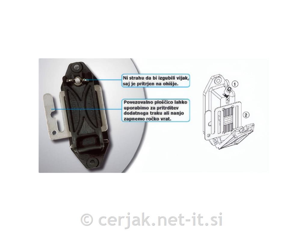 Izolator za trak 4 cm - profi kotni