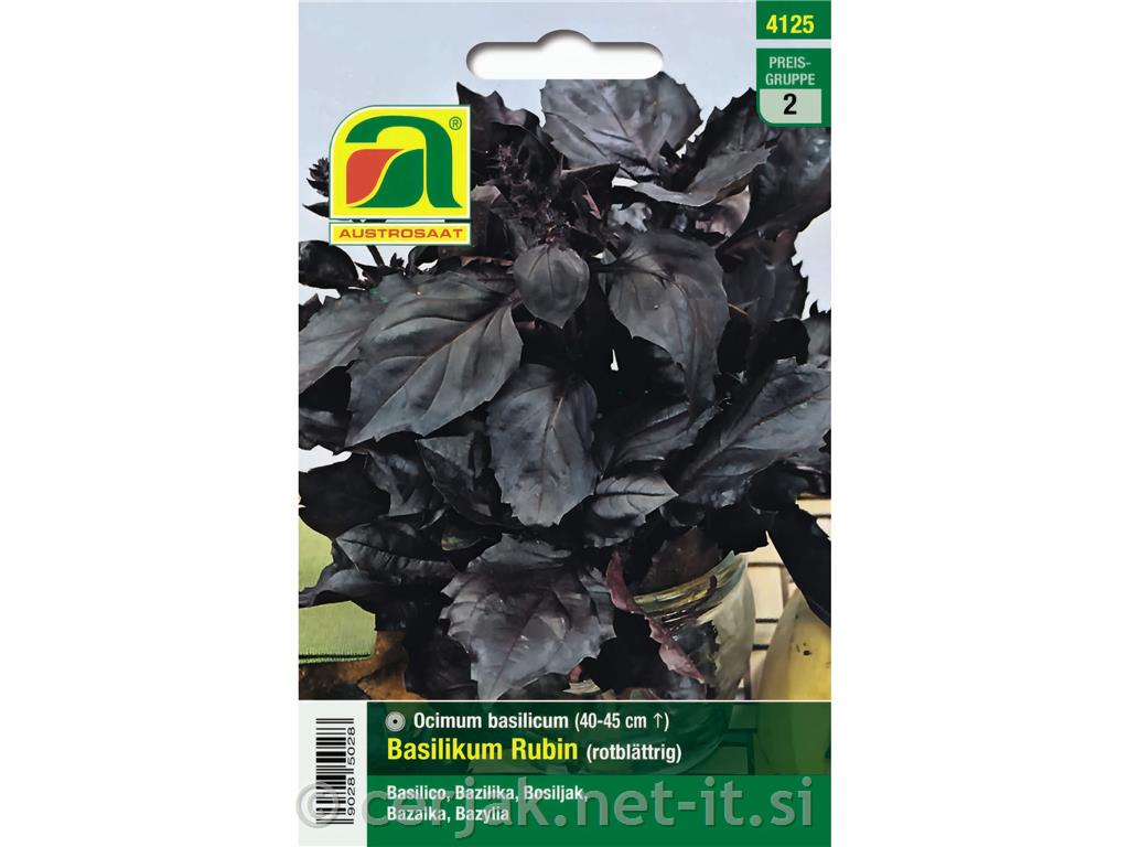 Bazilika rdečelistna Rubin 4g