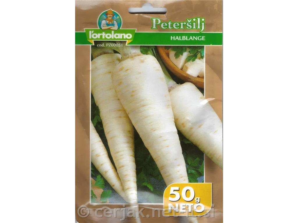 Peteršil korenast Halblange, 50g