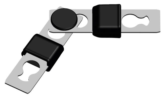Spojka za vrv varnostna Litzclip inox-do 6mm, 6kos