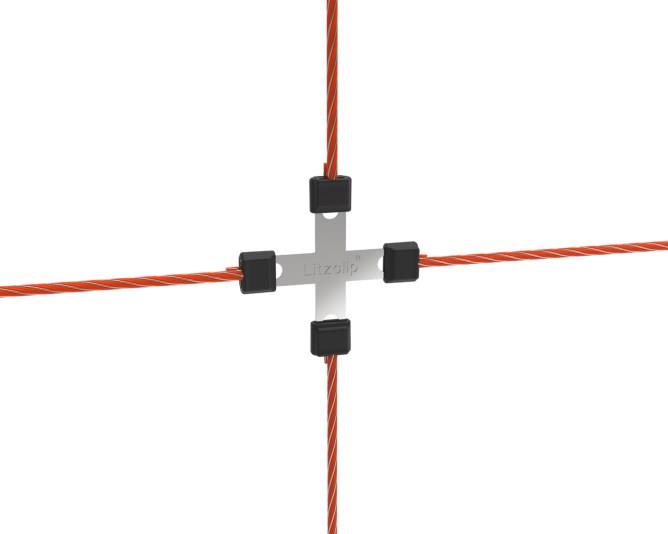 Komplet spojk Litzclip inox do 3mm, 8kos