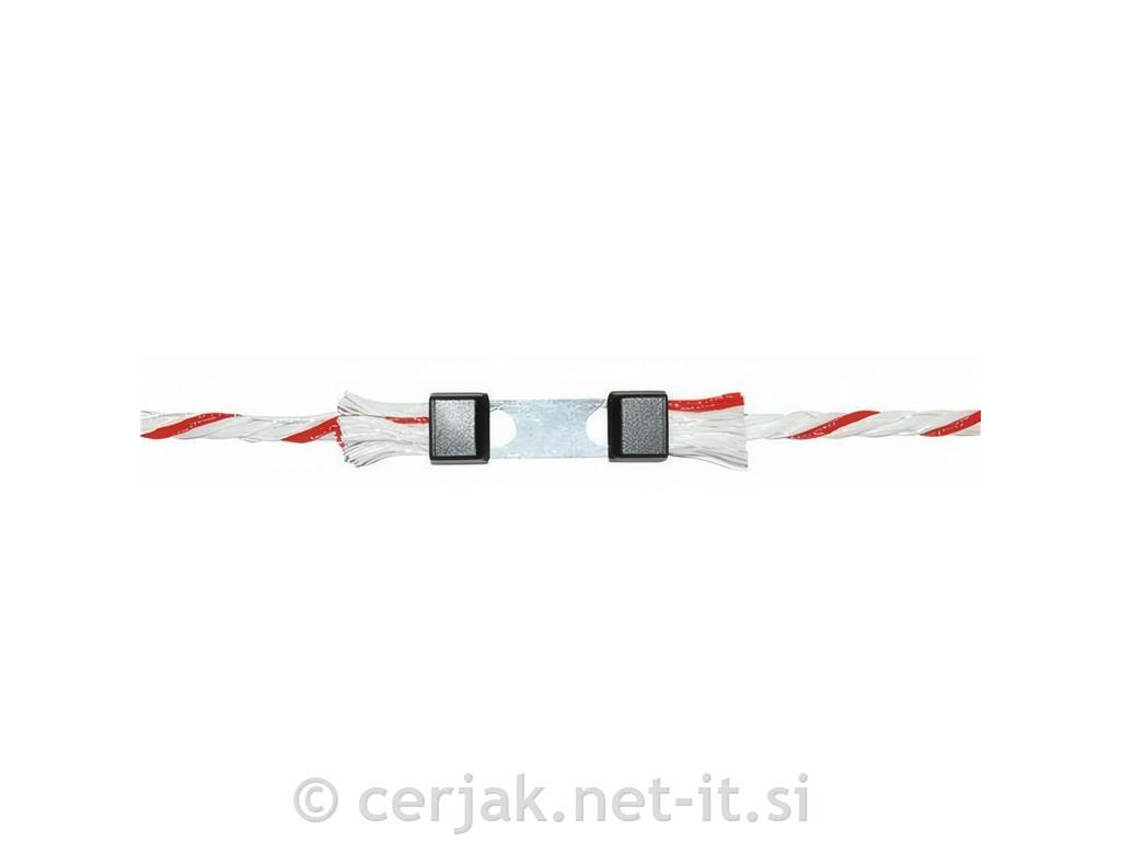 Povezovalna sponka za vrvico Litzclip do 6mm, 5kos