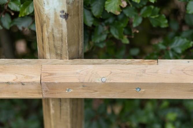 Leseni steber prečni Octo Wood &oslash;10mm, 350 cm