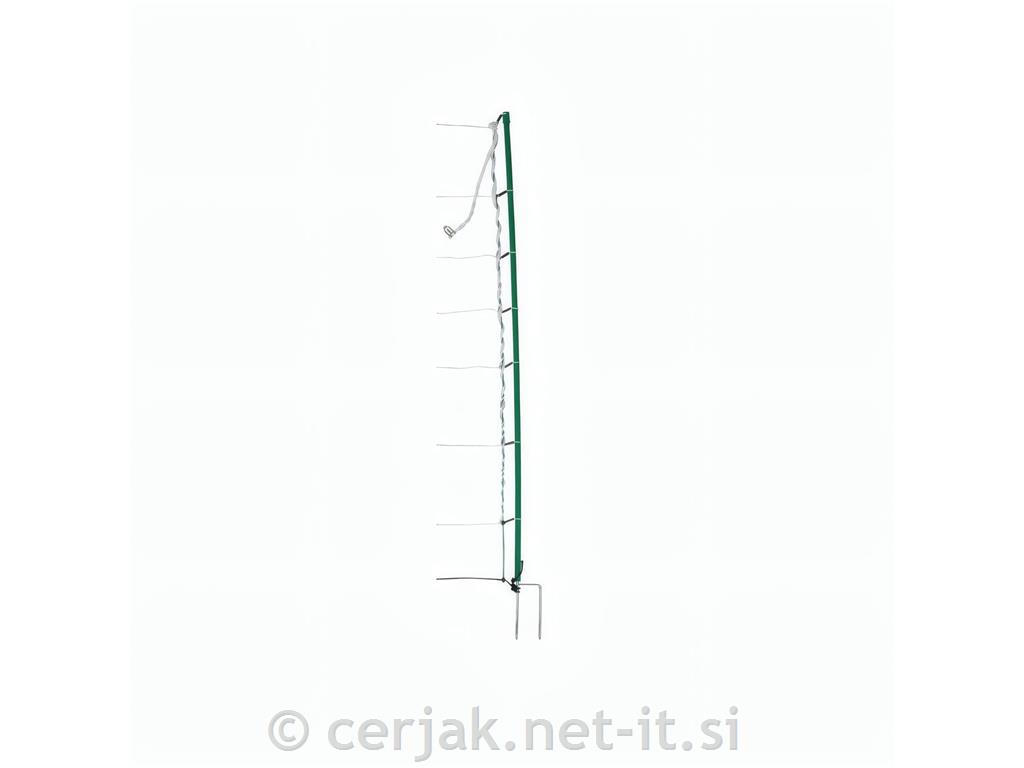 Palica za mrežo (dvojna konica) zelena 90cm
