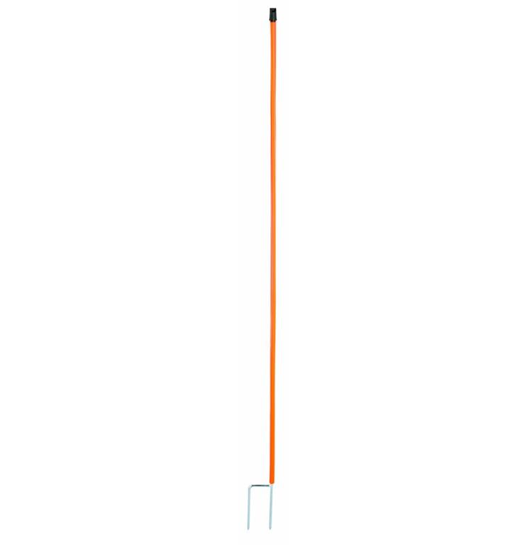 Palica za mrežo (dvojna konica) oranžna 106cm