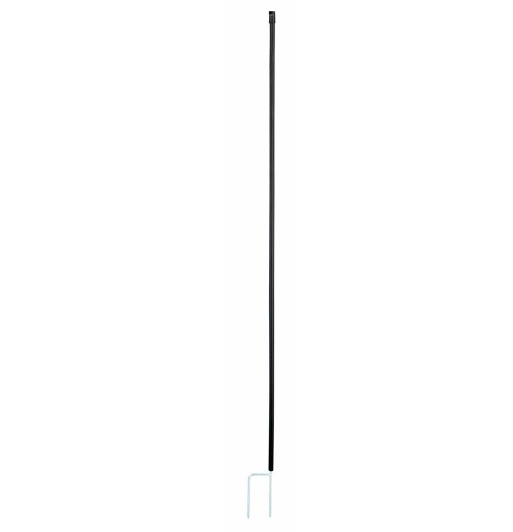 Palica za mrežo (dvojna konica) siva 122cm