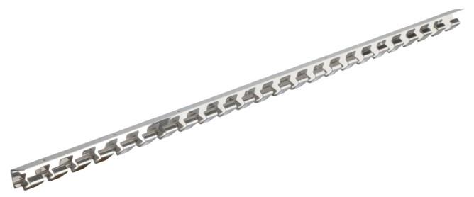 Nihajno vodilo za PVC trak inox