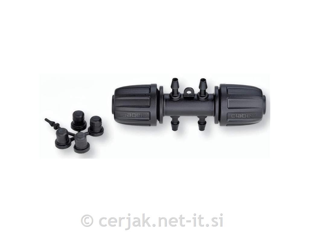 Priključek, 4x1/4" izhod, 1/2", Claber