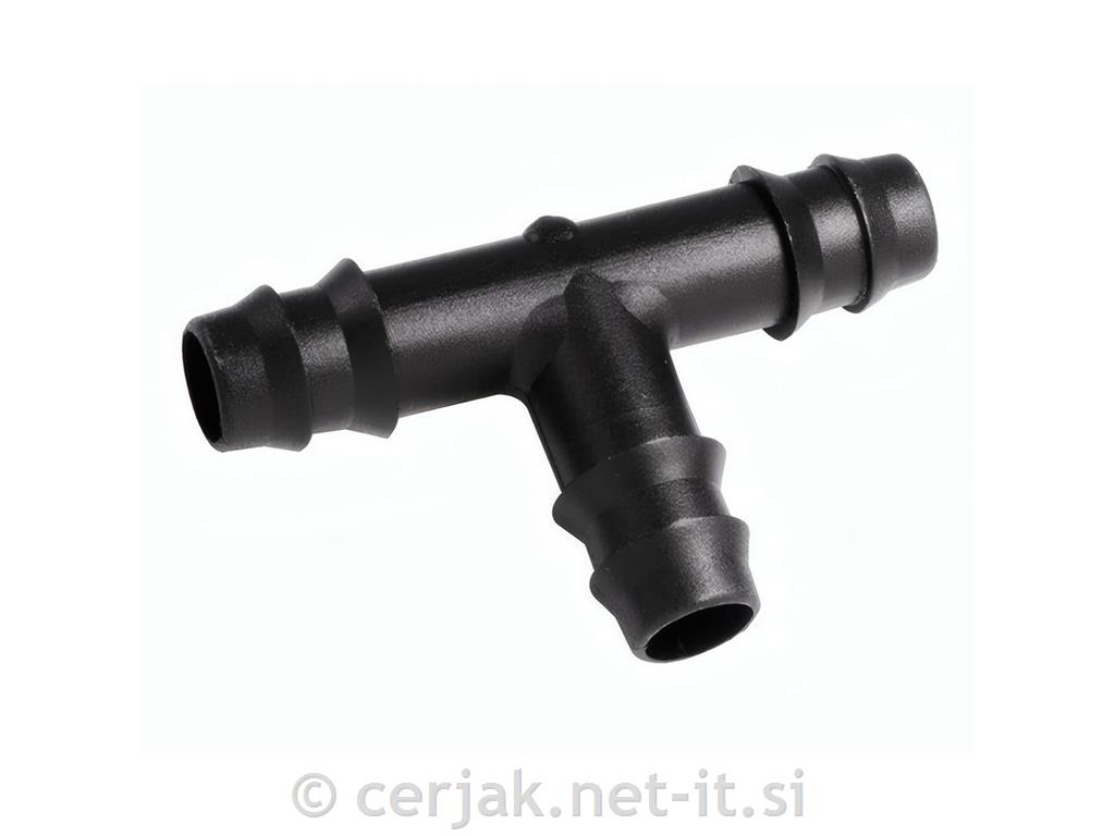 T spojka za večletno kapljično cev 16x16x16 mm