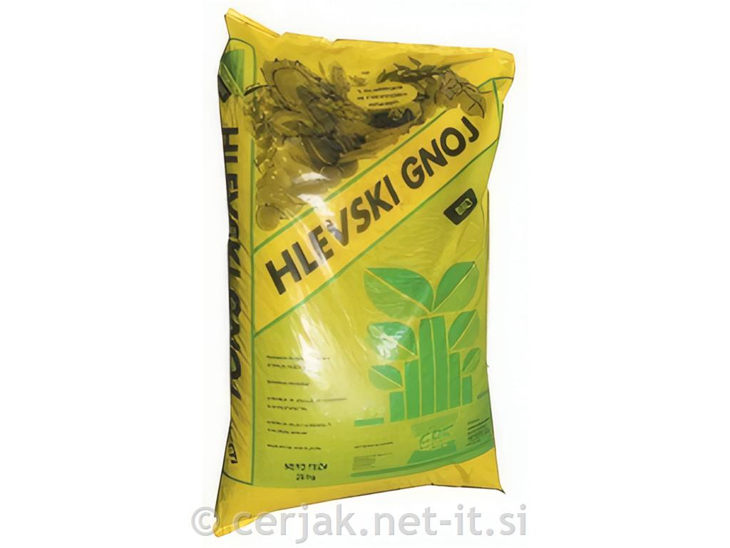 Hlevski gnoj v peletih 25 kg