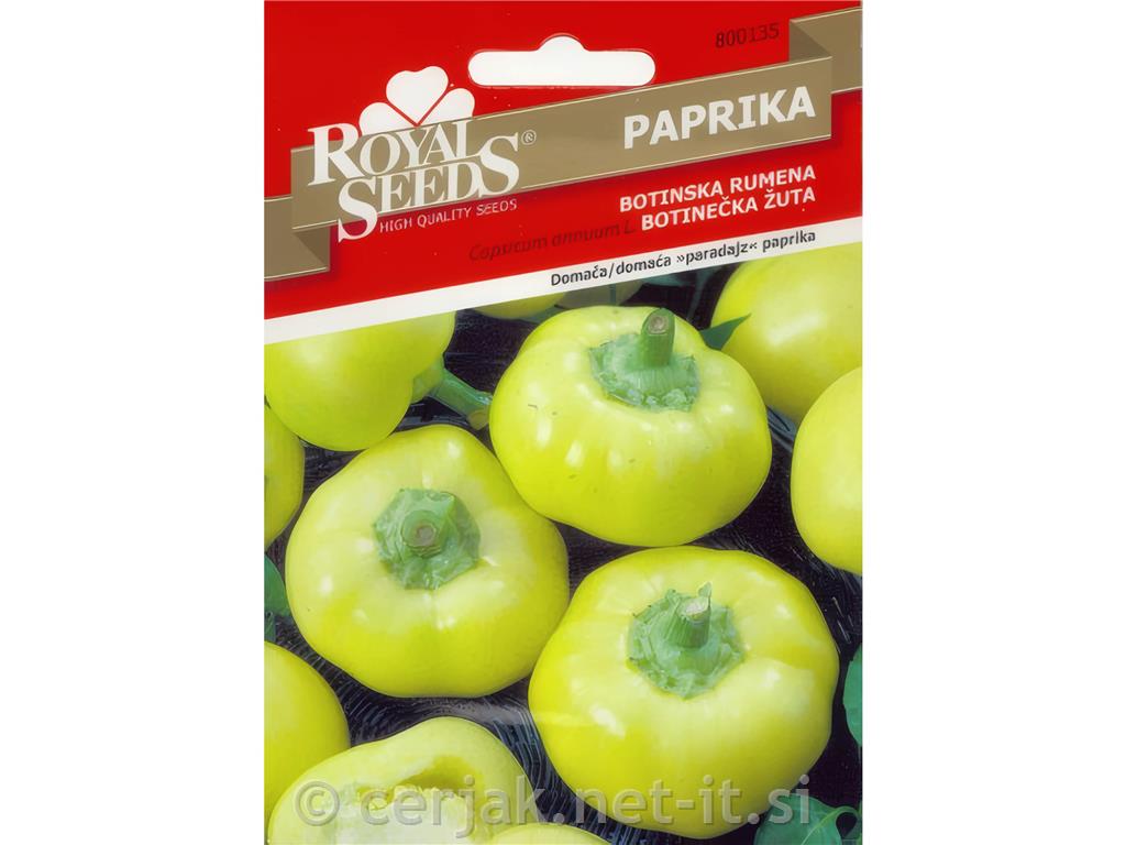 Paprika Botinska rumena