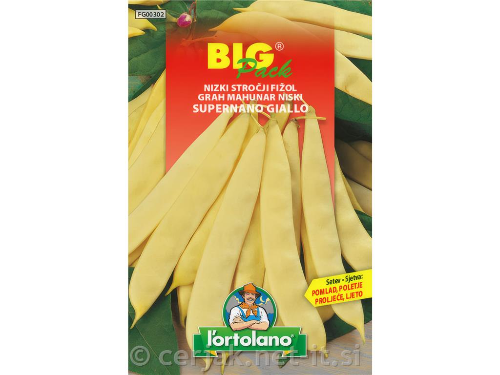 Fižol nizki Supernnano Giallo 50g