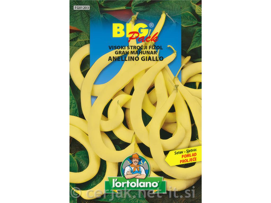 Fižol visok Anellino Giallo 70g