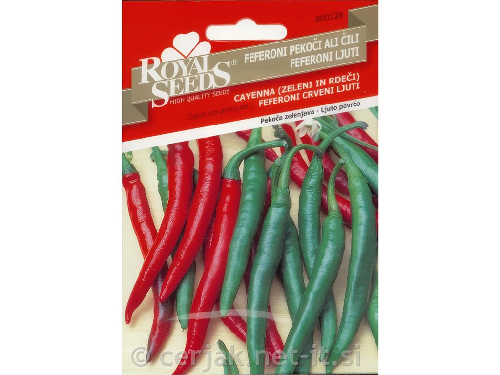Feferoni HOT CAYENNA rdeči in zeleni 1g