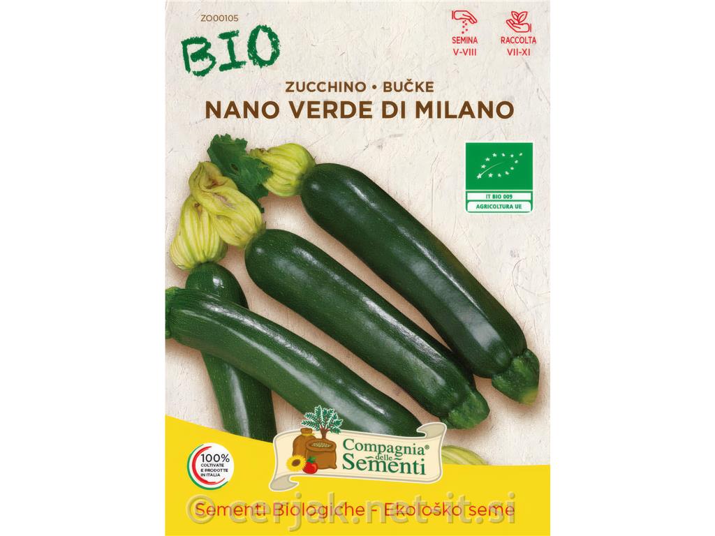 Bučke Nano verde di Milano EKO 5g