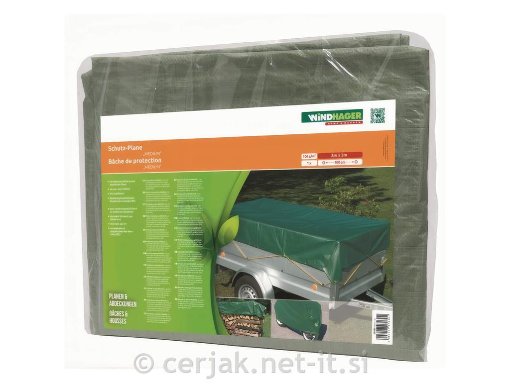 Ponjava standard zelena, 2x3 m