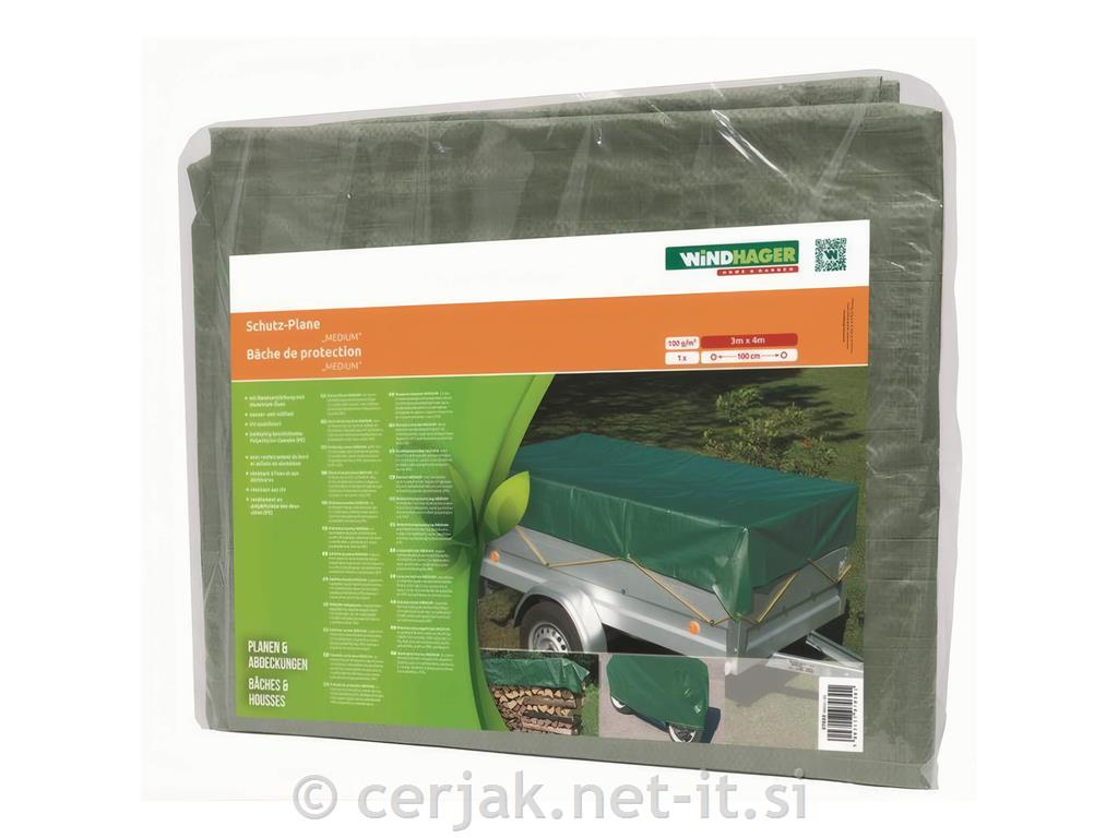 Ponjava standard zelena, 3x4 m