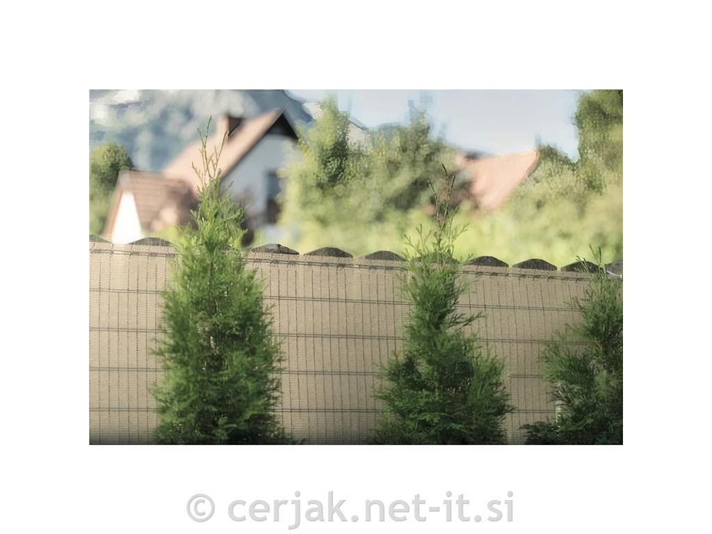 Balkonska ograja Madagaskar 3x1 m, peščena