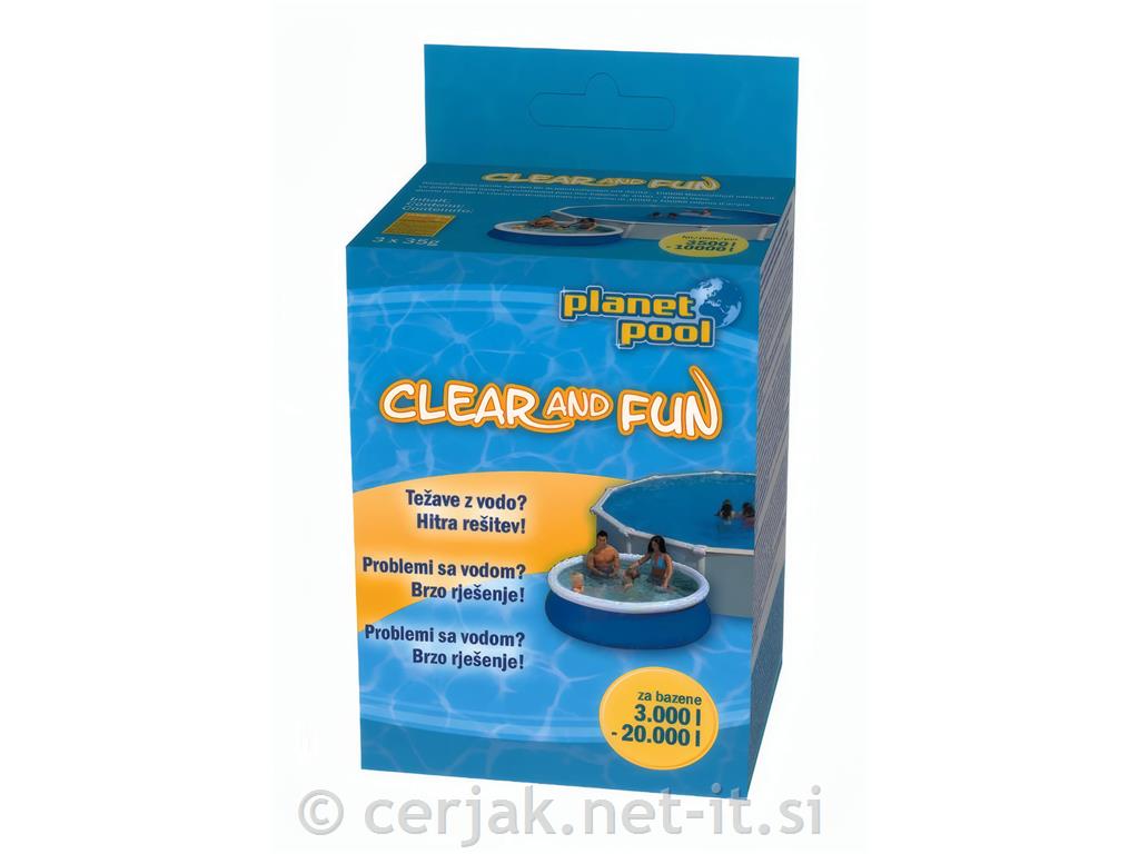 Clear and Fun sredstvo za sunkovito dezinfekcijo