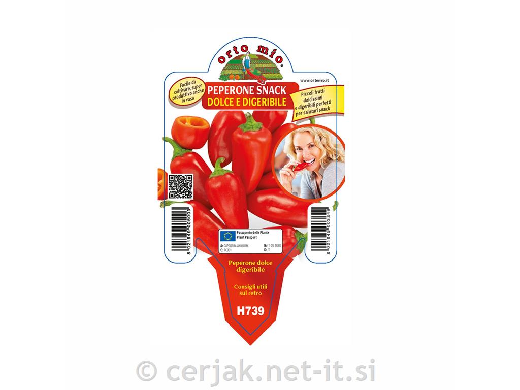 Paprika pisana sladka Snack