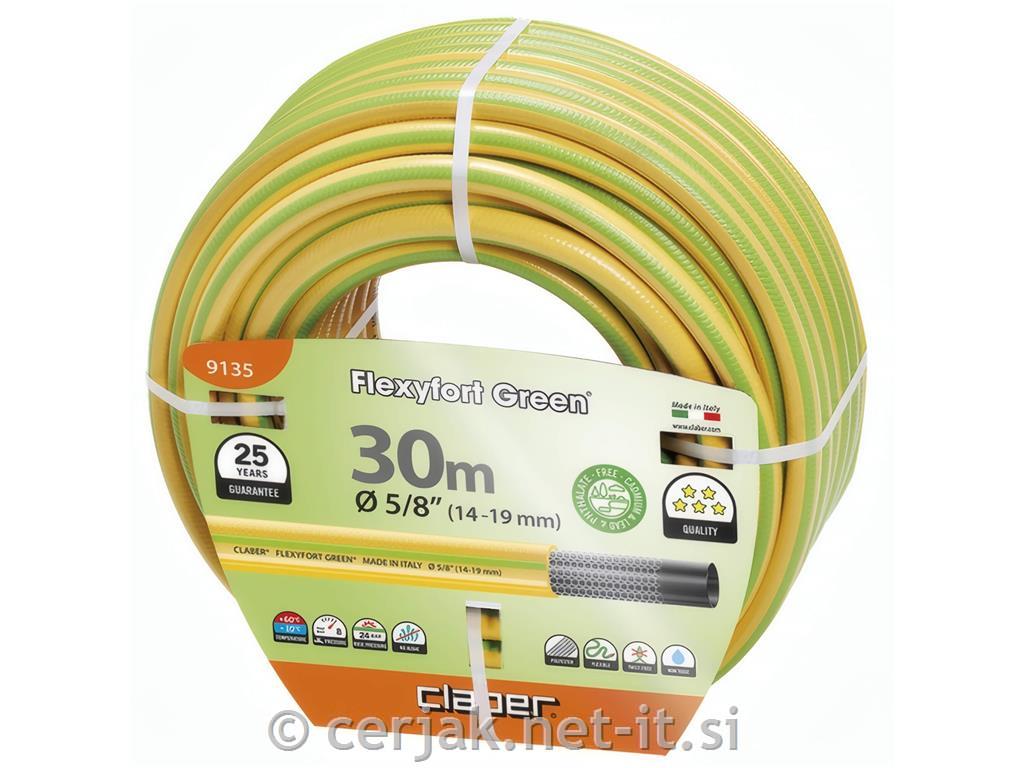 Cev za vodo FLEXYFORT GREEN - 5/8'', 30 m, Claber