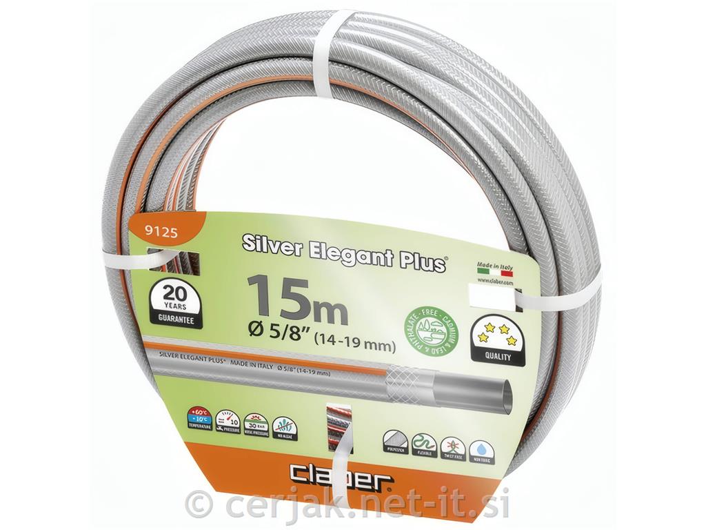 Cev za vodo SILVER ELEGANT PLUS - 5/8'', 15 m, Claber