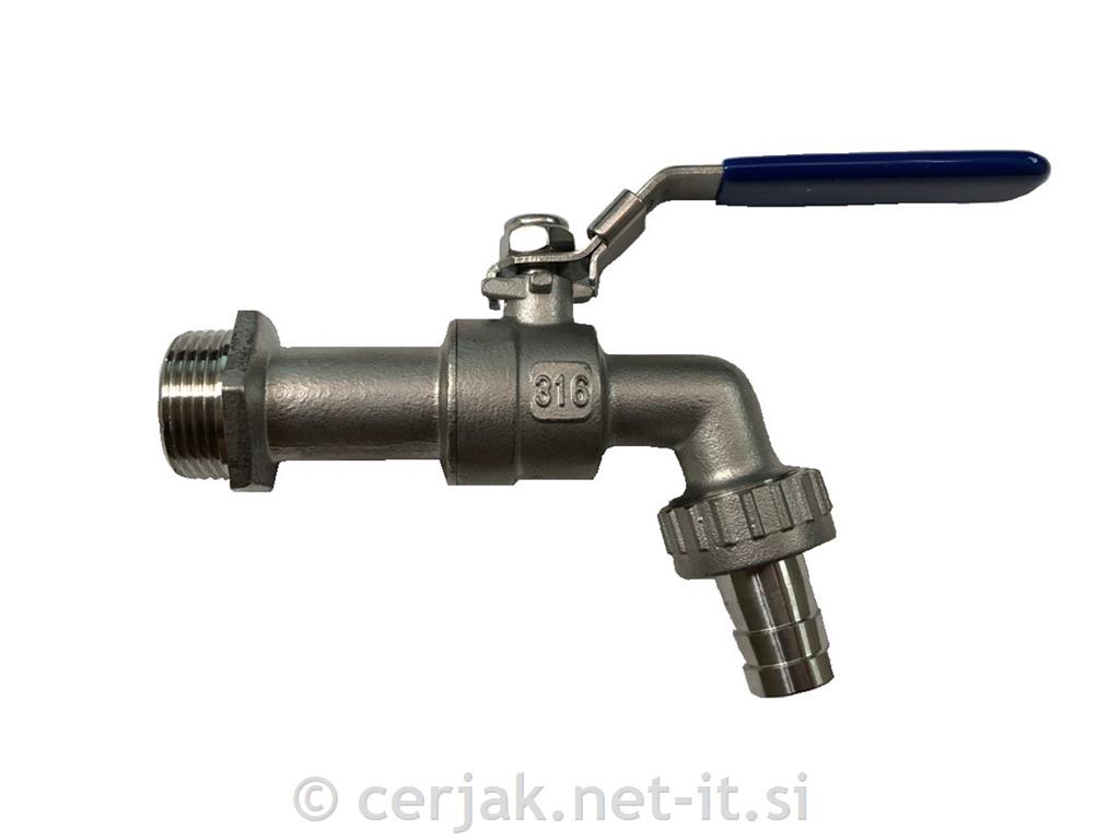 Točilna pipa INOX 3/4"