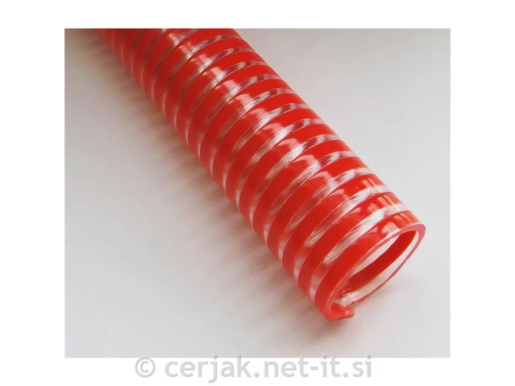 Cev spiralna o 60 mm redeča BACCO