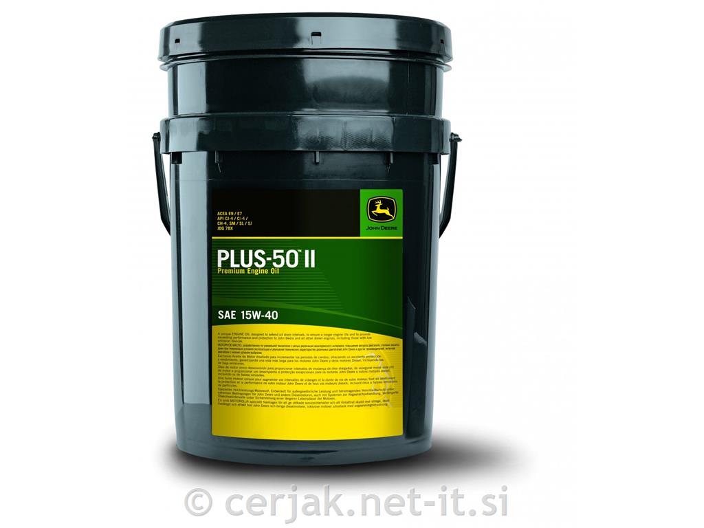 Olje Plus-50 II 15W-40 20L JOHN DEERE