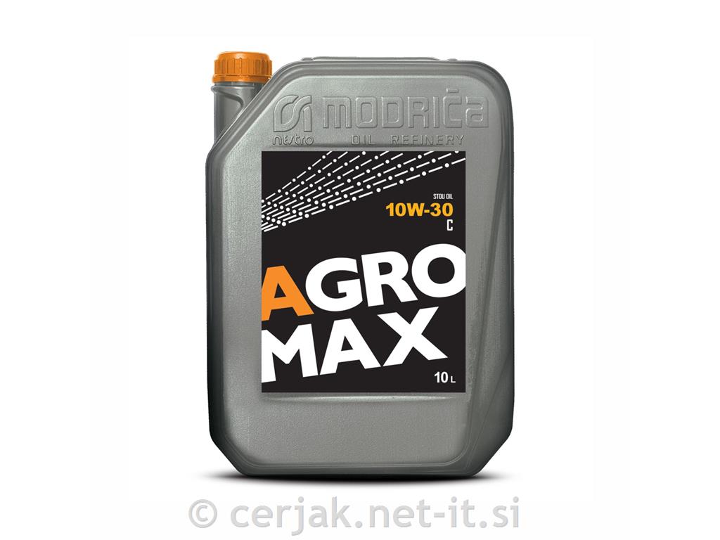 Večnamensko STOU olje Modriča Agromax C 10W-30, 10L