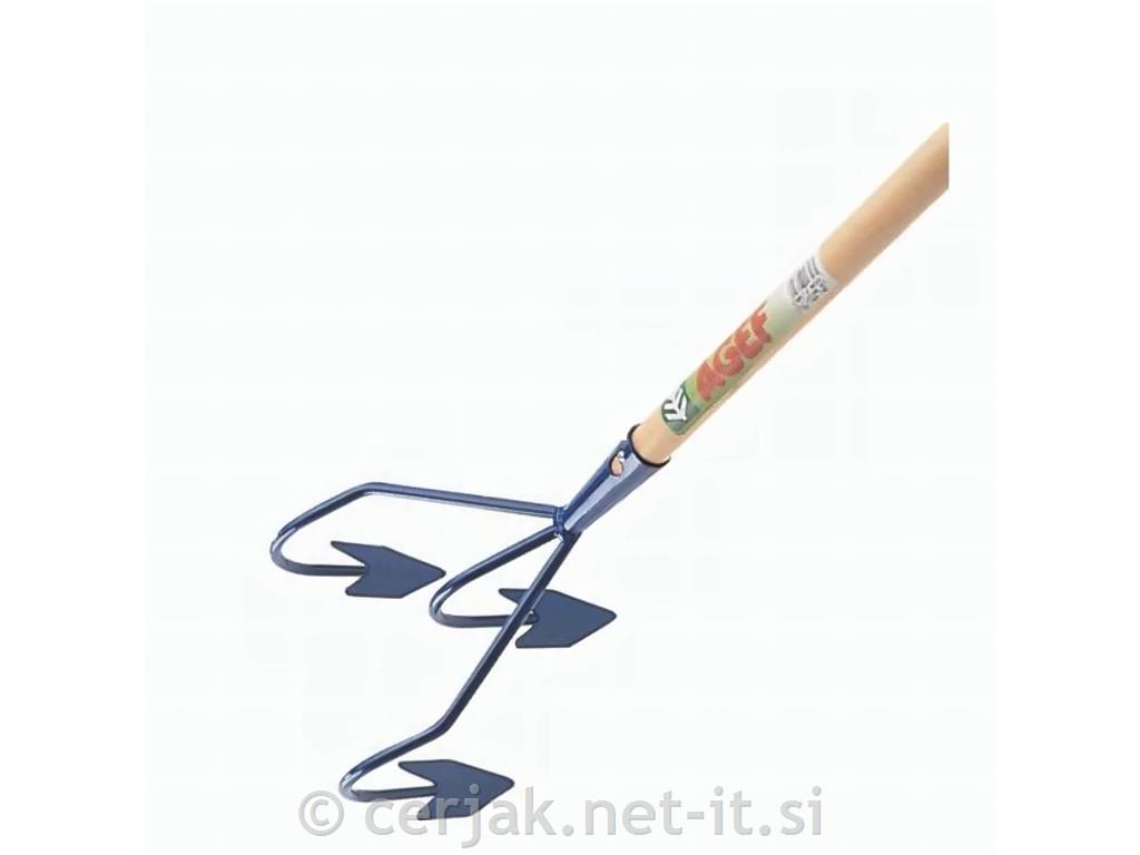 Trizobi rahljač z ročajem 150 cm (21 x 19 cm)