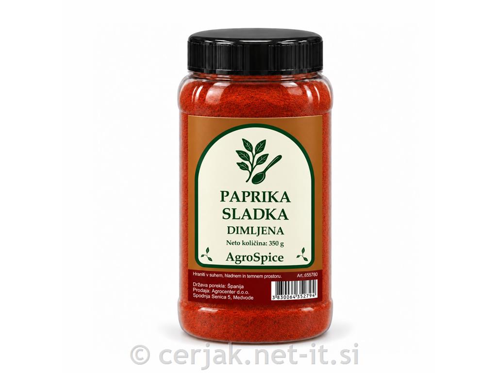 Paprika sladka dimljena, 350g