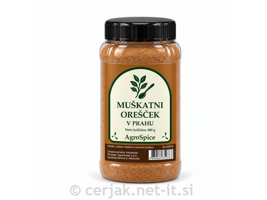 Muškatni orešček v prahu suh, 400g