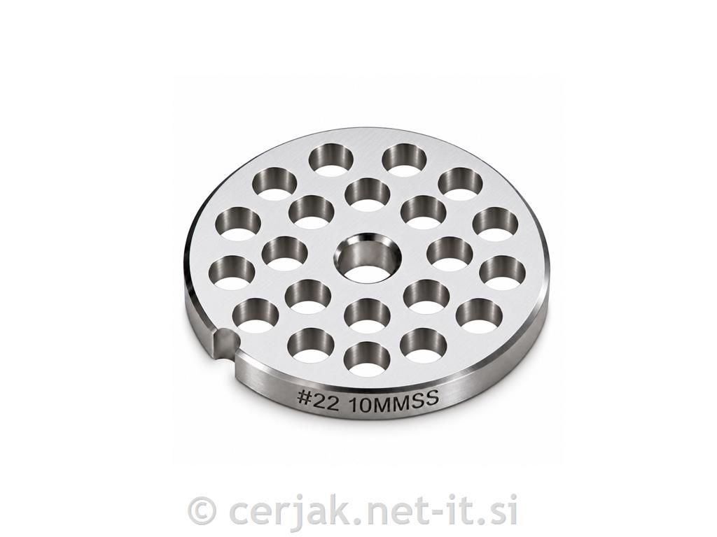 Plošča za mesoreznico inox 22/10