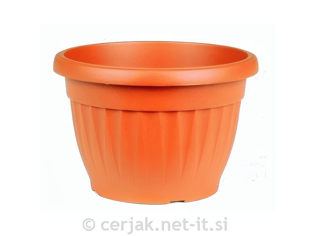 Lonec cvetlični PVC 14 - terakota mediteran