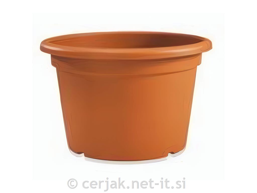 Lonec cvetlični MITHOS terakota fi 18