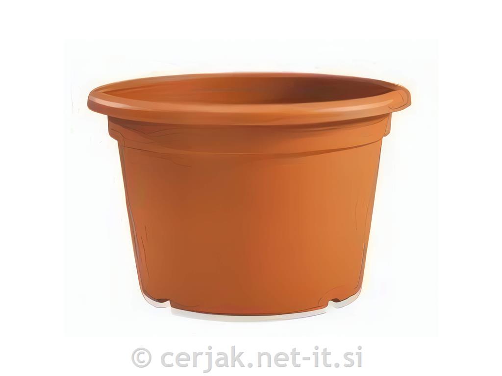 Lonec cvetlični MITHOS terakota fi 21