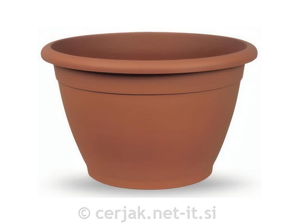 Lonec cvetlični NAXOS terakota fi 40