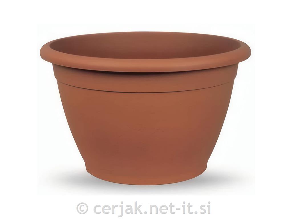 Lonec cvetlični NAXOS terakota fi 65